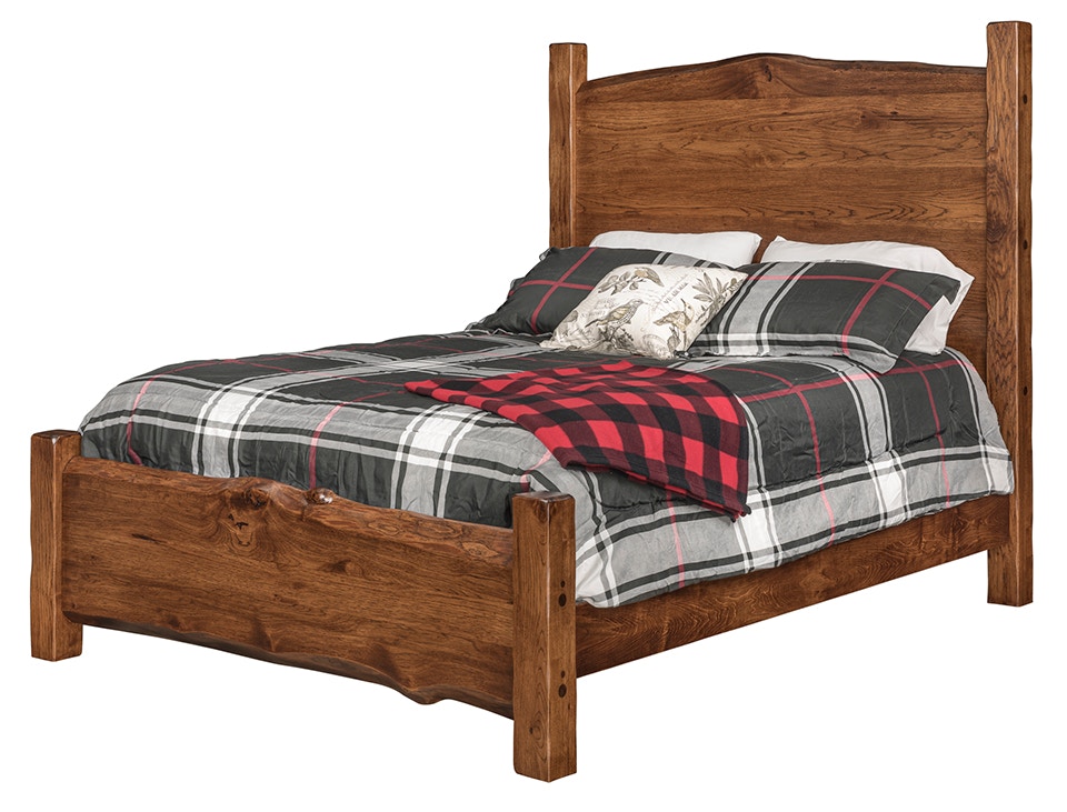 ベッド/マットレス  Wooden bed with mattress hil_5614-hdbd-ftbd-rls-maple-c